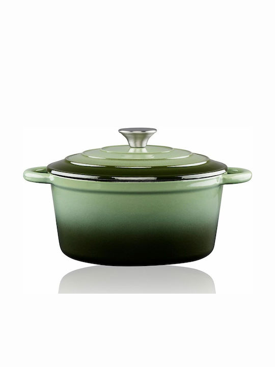 Alpina Appliances Deep Cast Iron Pot from Mantemi 3.8L / 24cm