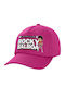 Koupakoupa Kids' Hat Jockey Fabric Rocky Balboa Fuchsia