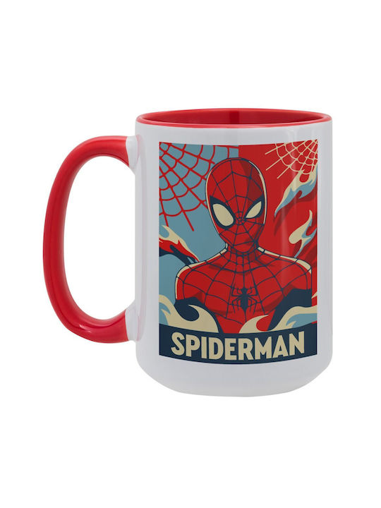 Koupakoupa Spiderman Kid Mug Ceramic Red 450ml