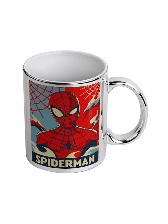 Koupakoupa Spiderman Kid Becher Keramik Silber ...