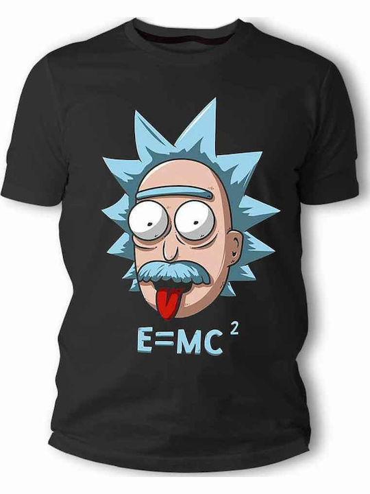 Lux In Tenebris Premium Quality Cotton Blouse Rick Morty Einstein Emc Black Ts30115