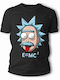 Lux In Tenebris Premium Quality Cotton Blouse Rick Morty Einstein Emc Black Ts30115