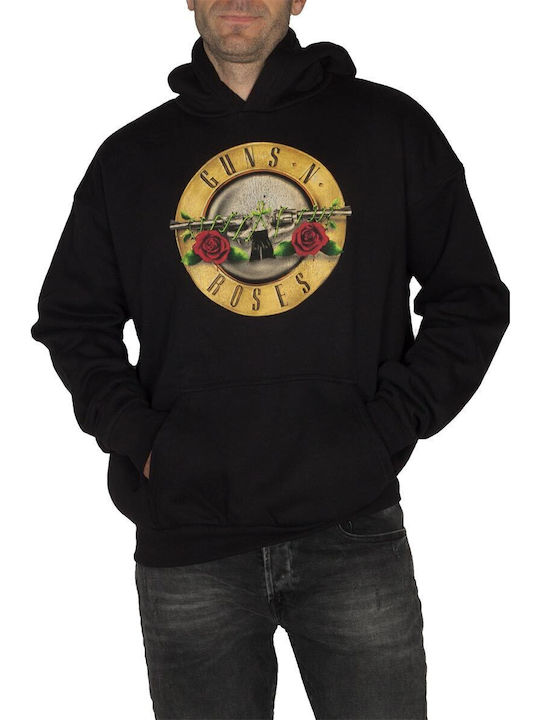 Lux In Tenebris Premium Kapuzenpulli mit Taschen Logo Guns N' Roses