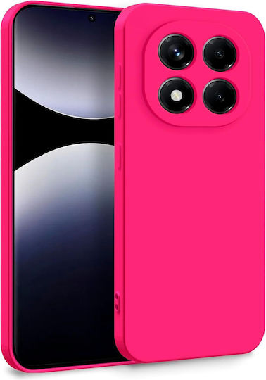Back Cover Silicone 1.5mm Fuchsia (Redmi Note 14 Pro 5G / Poco X7)