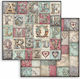 Χαρτί Scrapbooking Διπλής Όψεως Master Magic Alphabet 30.5x30.5cm Stamperia