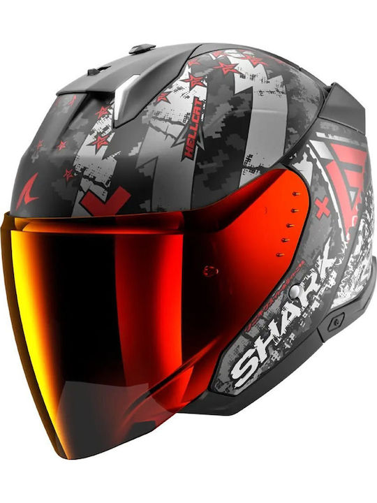 Shark Skwal I3 Hellcat Black / Chrome / Red Κρά...