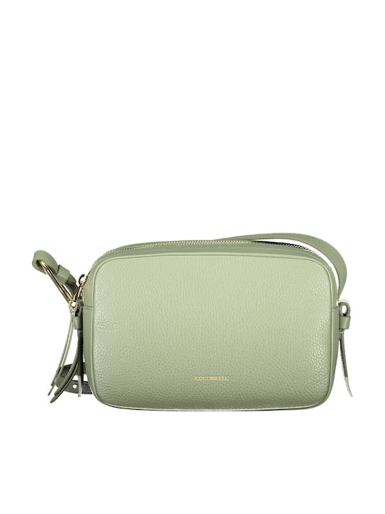 Coccinelle De piele Geantă de damă Crossbody Verde