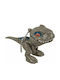 Schlüsselanhänger Dinosaurier 9cm Grau