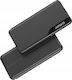 Hurtel Efold Book Synthetic Leather Black (Redmi 13C 4G / Poco C65 4G)