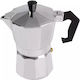 Cafetieră Electrică Pentru Plită Espresso 3 Căni 500W Argintie