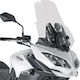 Kappa Moto Motorcycle Windshield & Windscreen Transparent Visor for Kawasaki Versys 650 KD4114ST