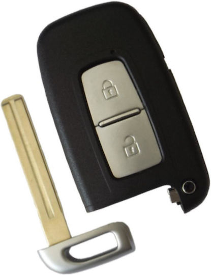 Carcasă telecomandă auto cu 2 butoane pentru Hyundai