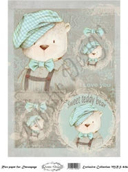Children's Bear Rice Paper A4