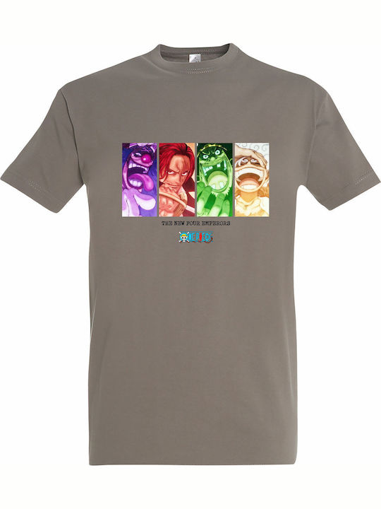 Unisex T-shirt New Four Emperors Ein Stück Anim...