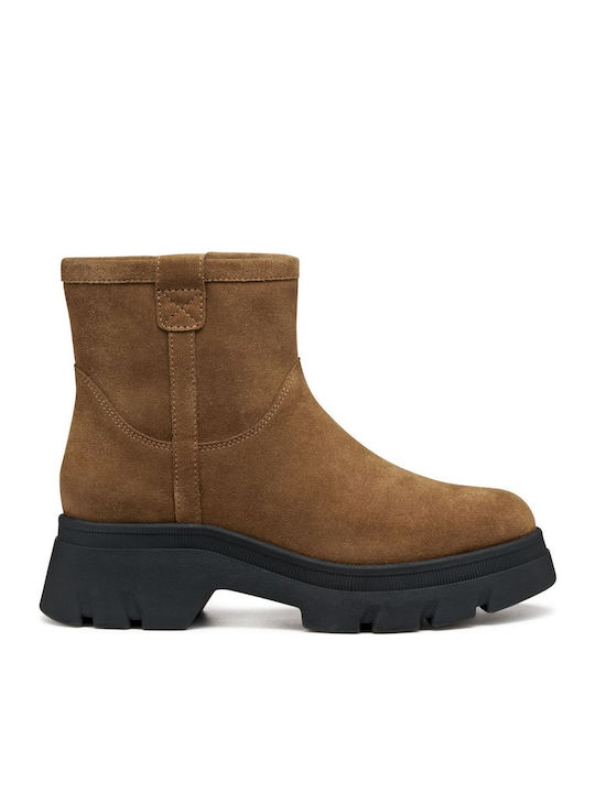 Pluette Suede Women's Ankle Boots Brown