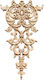 Wooden Carved Solid Wood Centerpiece 29.5x16cm