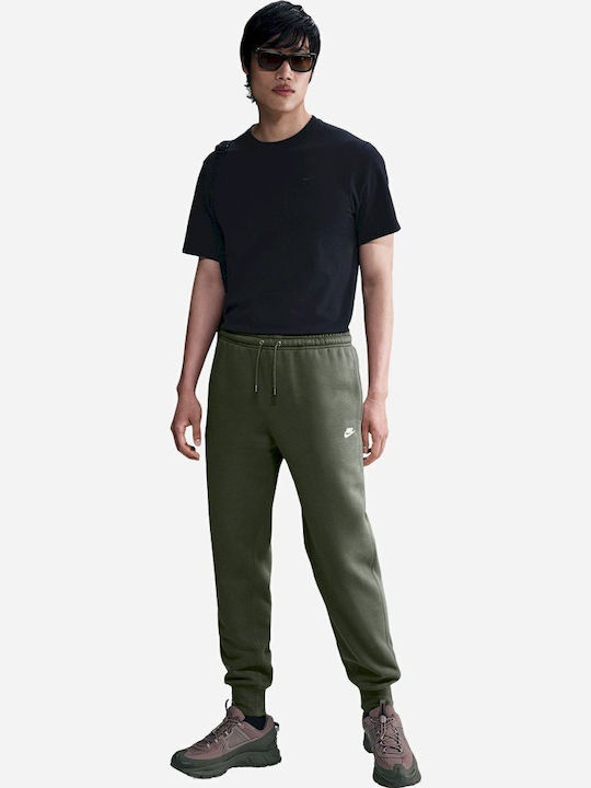 nike club sweatpants green