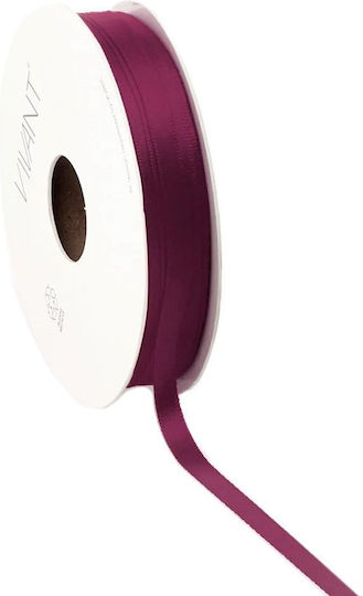 Synchronia Satin,σατεν Band Monochrom Rot 50meters mit Breite 6mm
