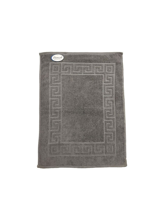 Dimcol Bath Mat Cotton 35183047003 Grey 50x70cm