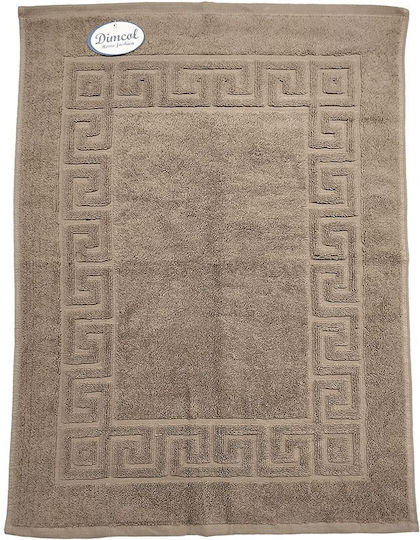 Dimcol Πατάκι Μπάνιου Βαμβακερό 35183047002 Beige 50x70εκ.