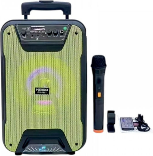 Kimiso Karaoke Lautsprecher mit Kabellosem Mikrofon QS-5807 813072_g Grüne