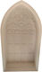 Keramisches Dekoratives Rahmen Einschnitt 19,50x11x3,5cm