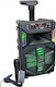 Kimiso Karaoke Speaker with Wired Microphone and Lighting Effects QS-3811 813188 Black
