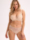 Women's Slip with Lace Beige