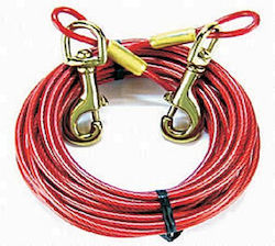 Naturel Hundeleine aus Drahtseil Pet Tie Out Kabel