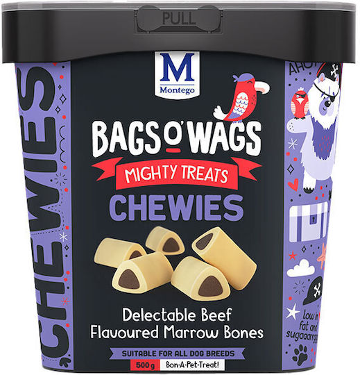 Chewies Treat for Puppies Medium Breeds with Beef, Chicken, Wheat, Poultry and Meat 500gr