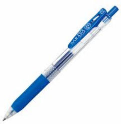 Zebra Sarasa Clip Gel Stifte Blau