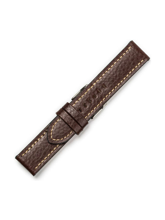 KOSTELO Strap Leather Strap Brown 20mm