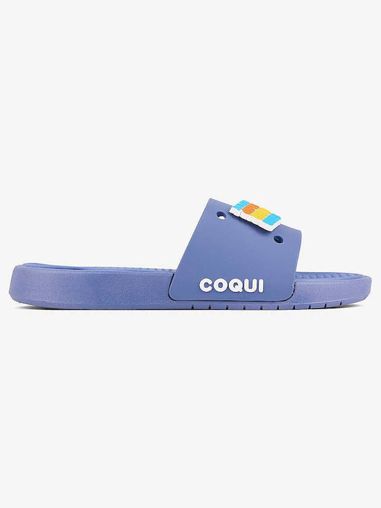 Men's Blue Slides