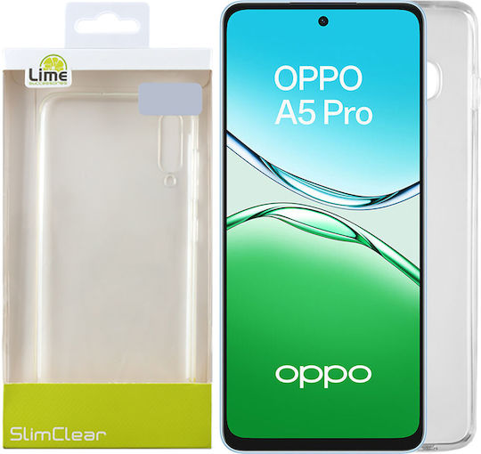 Lime Slimclear Back Cover Σιλικόνης Διάφανο (Oppo A5 Pro)