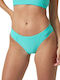 Solid Bikini Slip με Κορδονάκια Blue