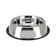 Gaun Stainless Steel Food and Water Bowl for Dog and Cat 350ml 18cm in Silver Color