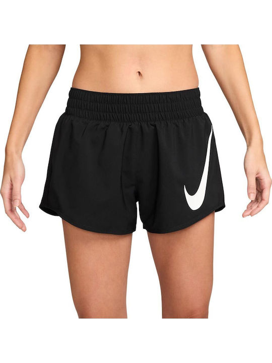 Swoosh Γυναικείο Αθλητικό Σορτς Dri-Fit Μαύρο