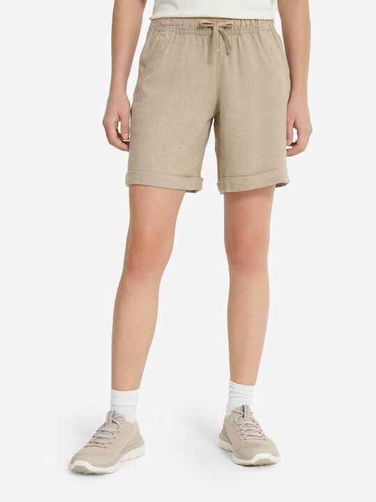 Women's Linen Shorts Brown