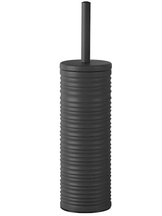 Ankor Metallic Toilet Brush Black