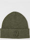 Edo Beanie Unisex Beanie Knitted in Green color