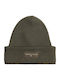 Beanie Männer Beanie Gestrickt in Khaki Farbe
