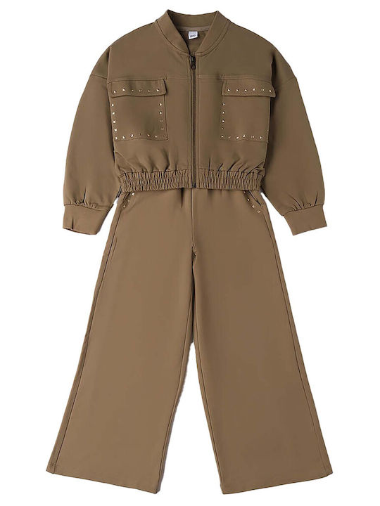 Set pentru copii cu pantaloni Iarnă 2buc Green