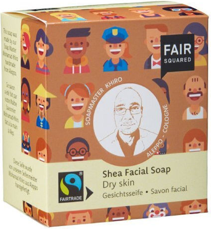 Fair Squared Shea Facial Soap Μπάρα Σαπουνιού Καθαρισμού Προσώπου 2x80gr