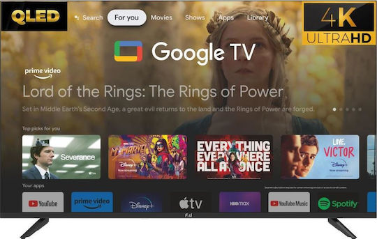 F&U Smart Television 43" 4K UHD QLED FLG43145QL HDR (2025)