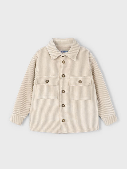 Kids Shirt Long Sleeve Light Grey