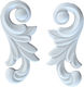 Elastic Decorative Element Set 2 Pieces 10.5x4x0.7cm