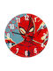 Koupakoupa Παιδικό Ρολόι Τοίχου Spiderman Kid Ξύλινο 30εκ.