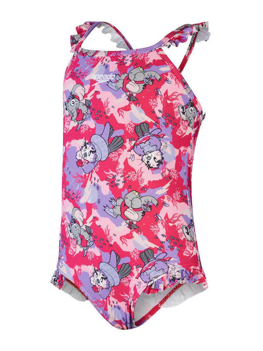 Speedo Детски Бански Една част Pink