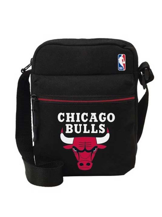 Back Me Up Chicago Bulls Детска чанта през Рамо Черен