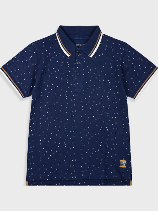 Energiers Kids' Polo Short Sleeve Blue